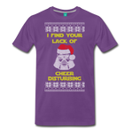 Lack of Cheer Disturbing - Men's Premium T-Shirt - purple