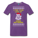 Lack of Cheer Disturbing - Men's Premium T-Shirt - purple