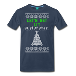 Let's Get Lit - Men's Premium T-Shirt - navy