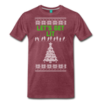 Let's Get Lit - Men's Premium T-Shirt - heather burgundy