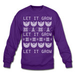 Let It Grow - Crewneck Sweatshirt - purple