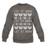 Let It Grow - Crewneck Sweatshirt - asphalt gray