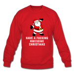 Have A Fucking Awesome Christmas - Crewneck Sweatshirt - red