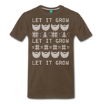 Let It Grow - Men's Premium T-Shirt - noble brown