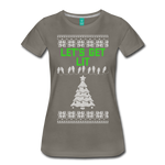 Let's Get Lit - Women’s Premium T-Shirt - asphalt gray