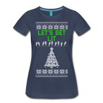 Let's Get Lit - Women’s Premium T-Shirt - navy