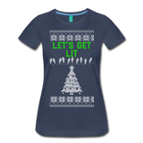 Let's Get Lit - Women’s Premium T-Shirt - navy