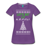 Let's Get Lit - Women’s Premium T-Shirt - purple