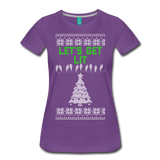 Let's Get Lit - Women’s Premium T-Shirt - purple