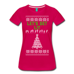 Let's Get Lit - Women’s Premium T-Shirt - dark pink