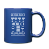 Merlot Ho Ho - Full Color Mug - royal blue