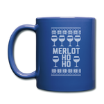 Merlot Ho Ho - Full Color Mug - royal blue