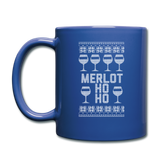 Merlot Ho Ho - Full Color Mug - royal blue