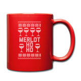 Merlot Ho Ho - Full Color Mug - red