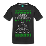 Merry Christmas Ya Filthy Animal - Kids' Premium T-Shirt - black