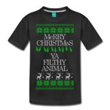 Merry Christmas Ya Filthy Animal - Kids' Premium T-Shirt - black