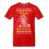 White Christmas - Men's Premium T-Shirt - red