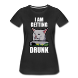 I Am Getting Drunk - Women’s Premium T-Shirt - black