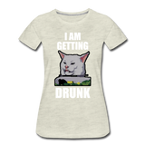 I Am Getting Drunk - Women’s Premium T-Shirt - heather oatmeal