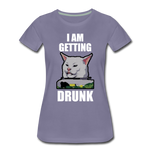 I Am Getting Drunk - Women’s Premium T-Shirt - washed violet