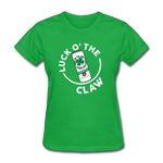 Luck O' the Claw - Women's T-Shirt - bright green