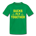 Ducks Fly Together - Kids' Premium T-Shirt - kelly green