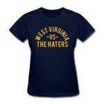 West Virginia vs. the Haters - Women's T-Shirt - navy