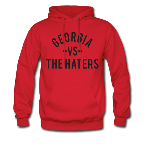 Georgia vs. the Haters - Men's Hoodie - red