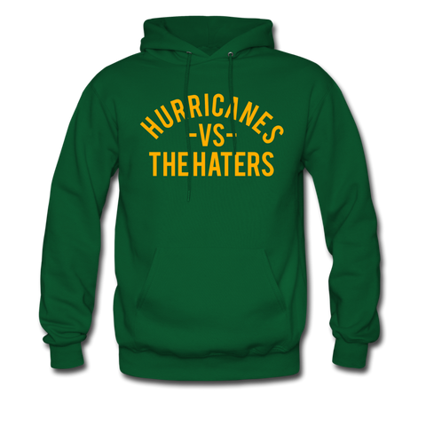 Hurricanes vs. the Haters - Men's Hoodie - forest green