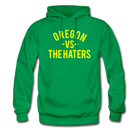 Oregon vs. the Haters - Men's Hoodie - kelly green