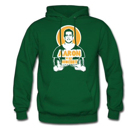Aaron is My Homeboy - Men's Hoodie - forest green