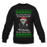 Decks These Halls - Crewneck Sweatshirt - black