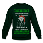 Decks These Halls - Crewneck Sweatshirt - forest green
