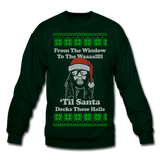 Decks These Halls - Crewneck Sweatshirt - forest green