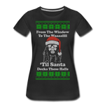 Decks These Halls - Women’s Premium T-Shirt - black