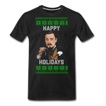 Happy Holidays - Men's Premium T-Shirt - black