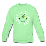 Sassy Moody Nasty - Unisex Crewneck Sweatshirt - lime